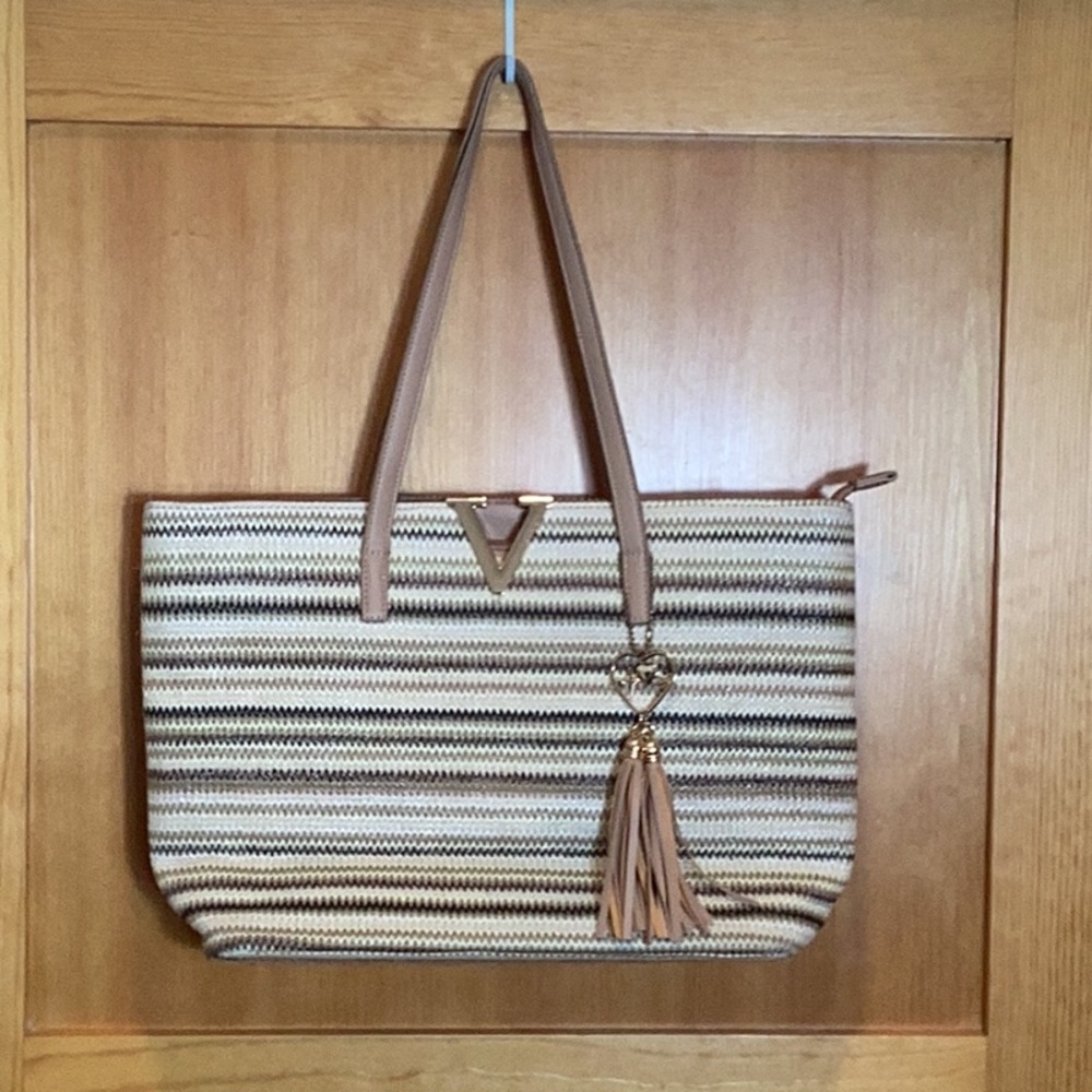 Crossi Chevron Stitch Satchel